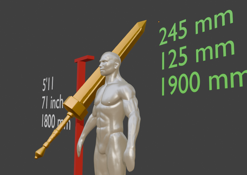 The Great Sword Guts Sword Non functional Durable Plastic Replica Cosplay Piece