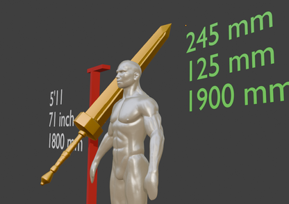 Guts Sword Miniature, The Great Sword Mini Format