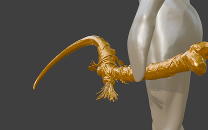 Celebrant's Sickle Miniature Dagger, Mini Format, Abs Resin