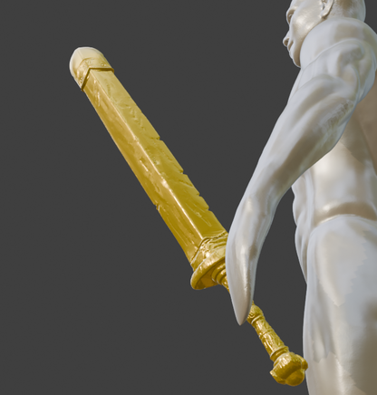 Stone-Sheathed Sword Non functional Durable Plastic Replica Cosplay Piece