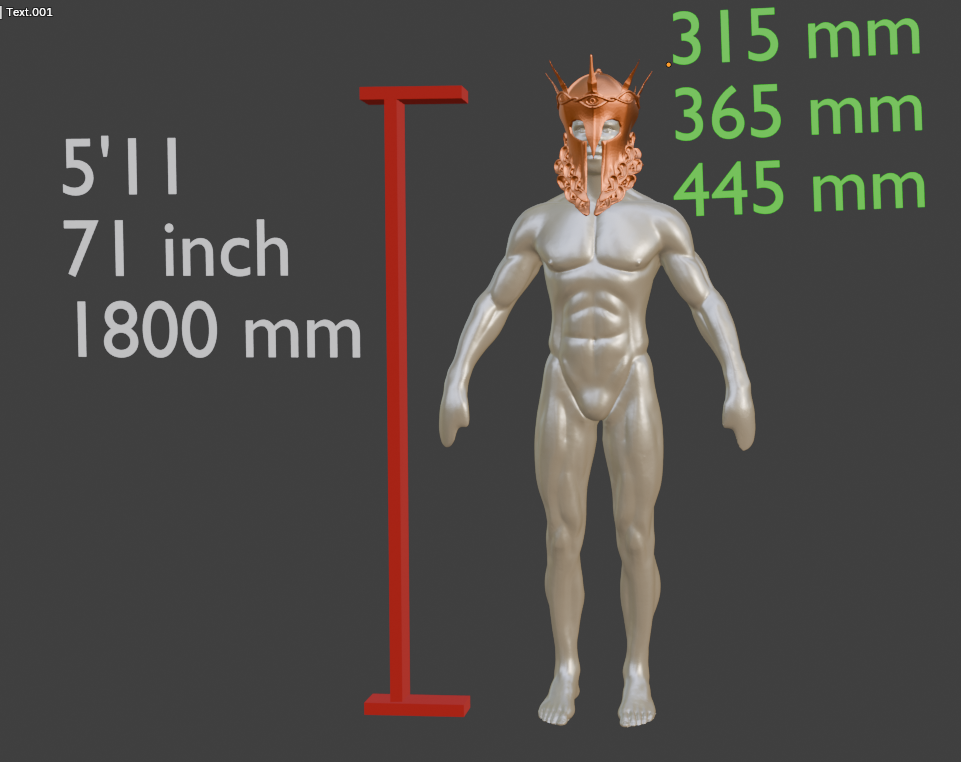 All knowing Helm Ofnir Cosplay Piece