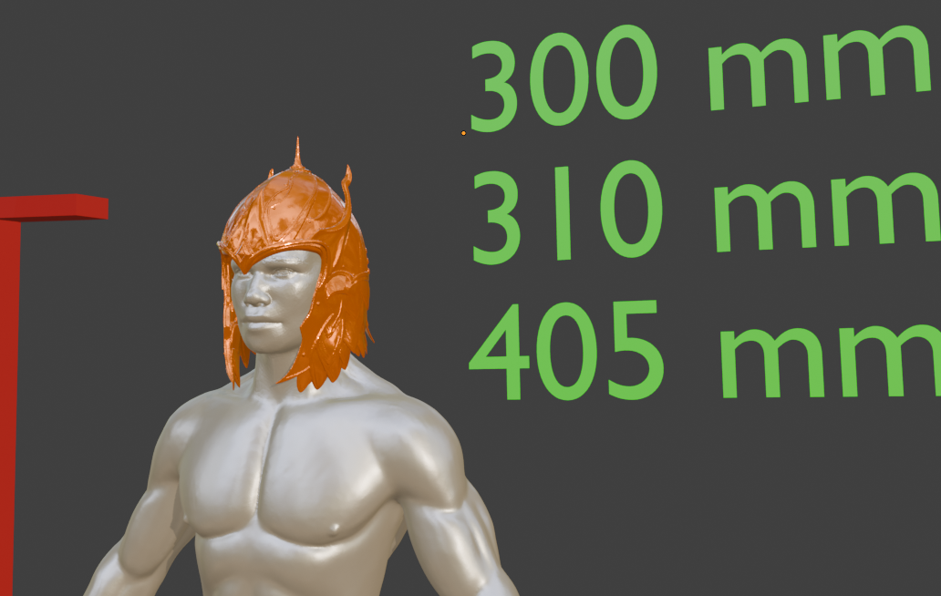 Balduran Helmet Miniature, 1:6 Scale ABS Resin Format