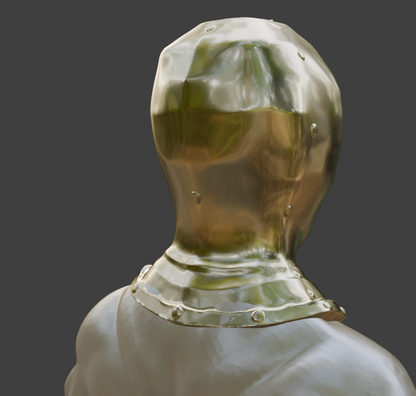 Prisoner Helmet Miniature, ABS & PLA, 1:2 to 1:16 Scale