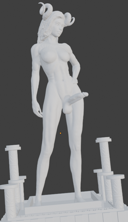 Transgender "Devil Spawn" Erotic Art Sculpture and figurine (Copy) (Copy)