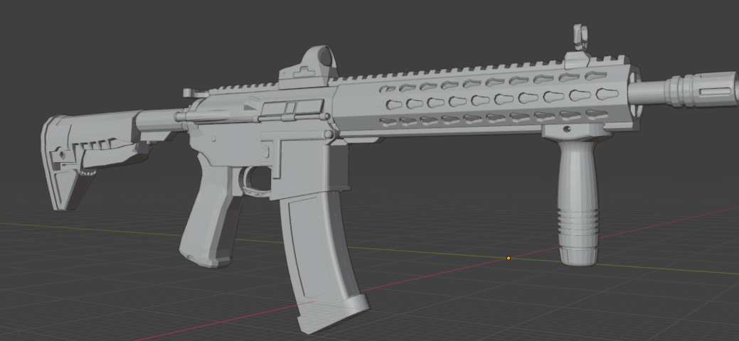 John Wick Rifle Prop, Full-Scale Replica