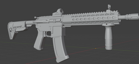 John Wick Rifle Prop, Full-Scale Replica