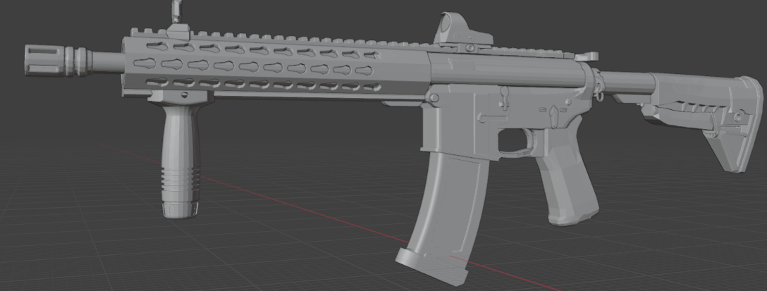 John Wick Rifle Prop, Full-Scale Replica