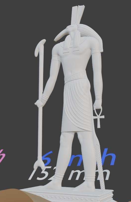 Seth Statue | Egyptian God of Chaos & Storms Sculpture | Set Egyptian Deity Figurine | Ancient Egypt Mythology Decor | Multiple Colors & Sizes