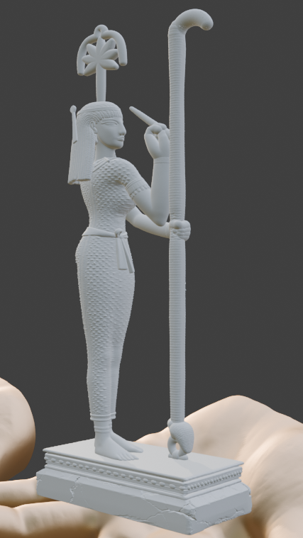 Seshat Statue | Egyptian Goddess of Wisdom & Writing Sculpture | Ancient Egypt Goddess of Knowledge, Records & Architecture | Egyptian Mythology Decor