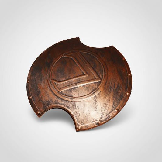 Bronze spartan shield replica