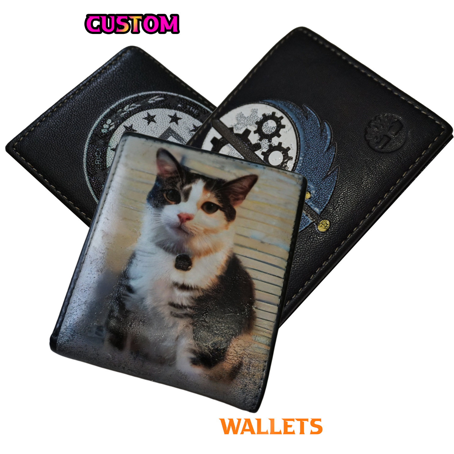 Personalized Leather Wallet | Custom Photo Wallet | Custom Full Color Wallet | Engraved Leather Wallet | Custom Name Wallet | Anniversary Gift for Him