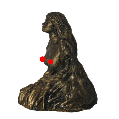 Rosetti Beata Beatrix Partially Unclothed art Replica Statue