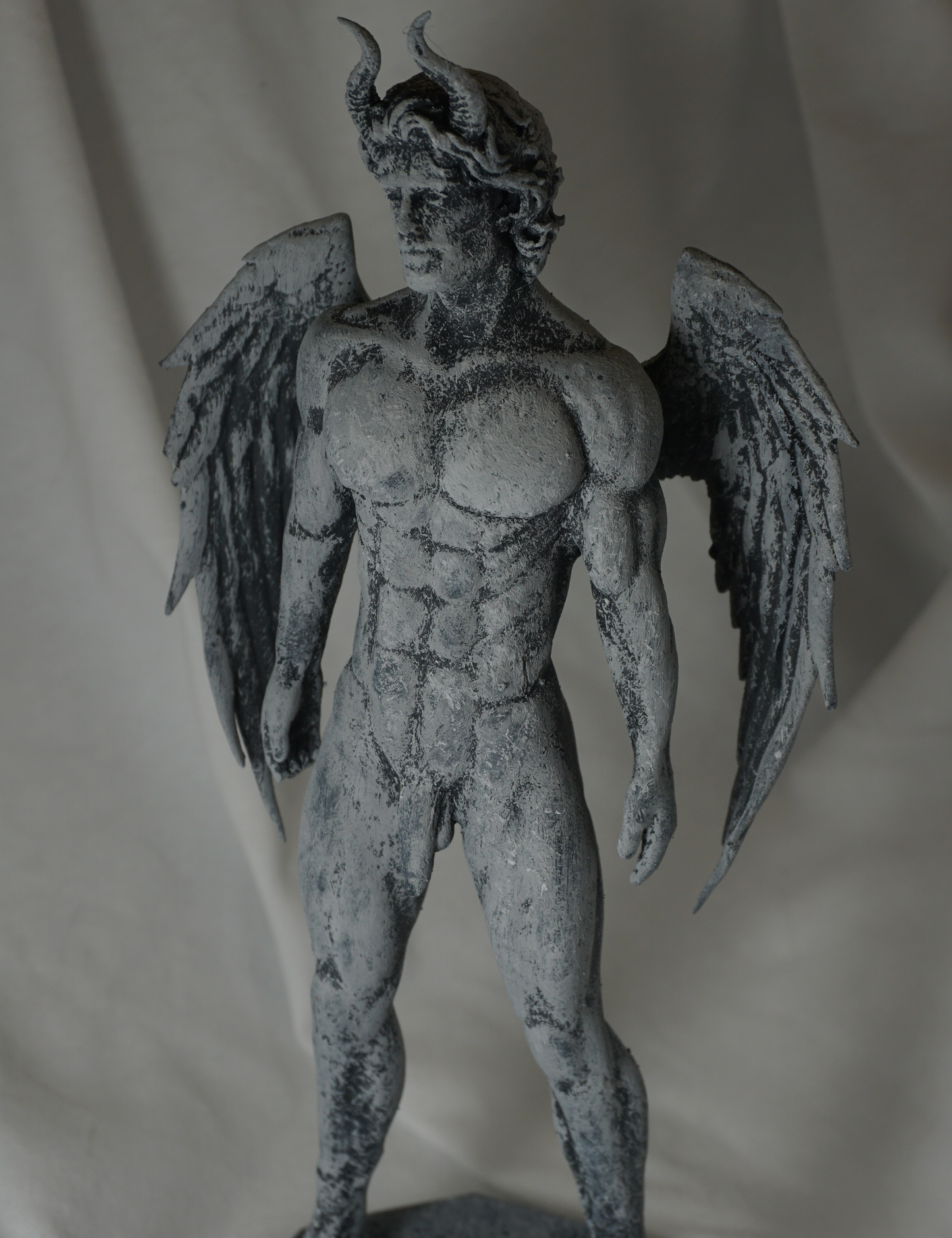 Sultry Demon Companion Adult Mature Gay Fine Art Statue