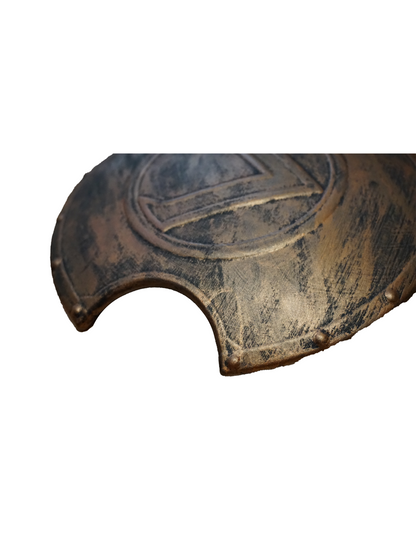 Bronze spartan shield replica