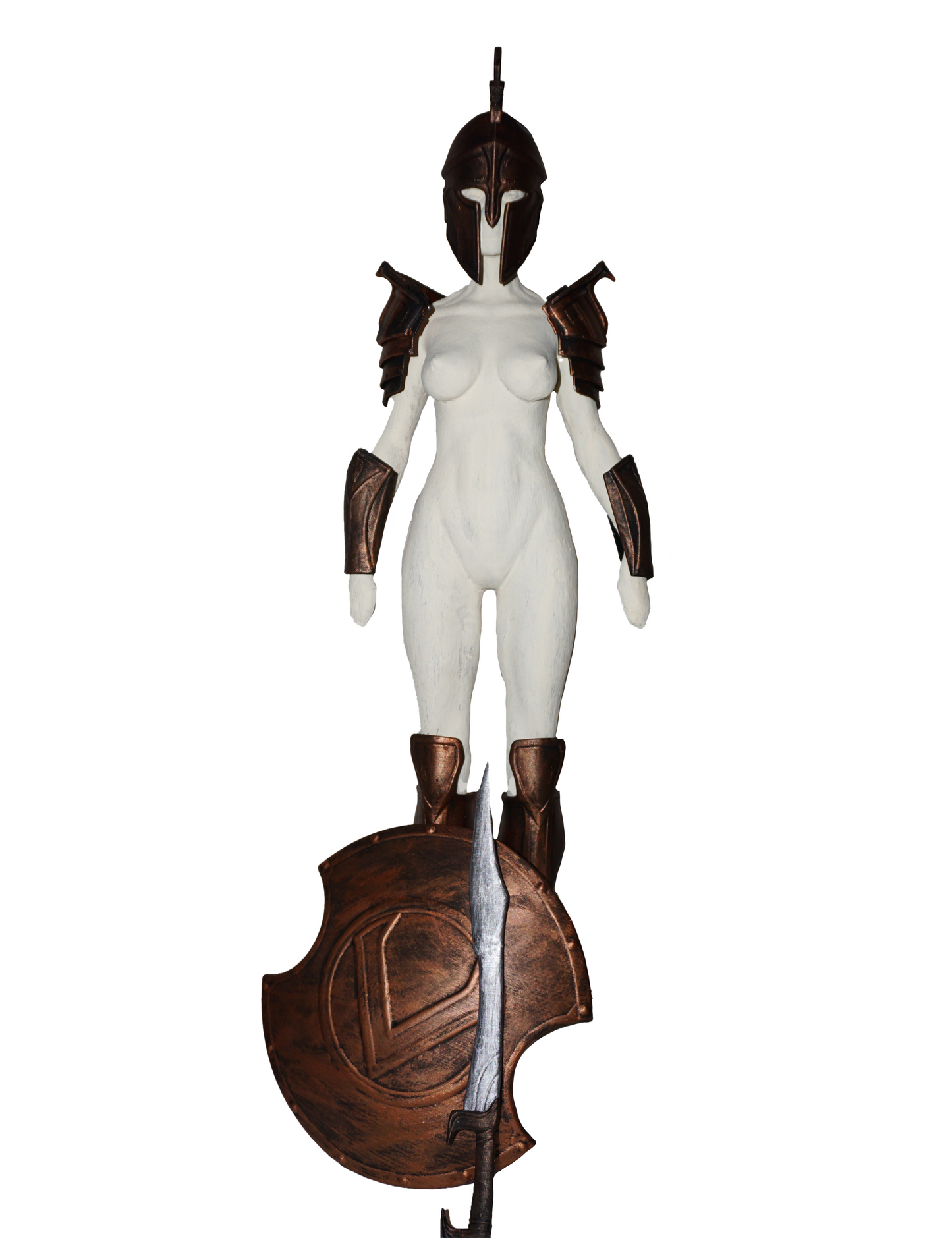 Bronze spartan shield replica