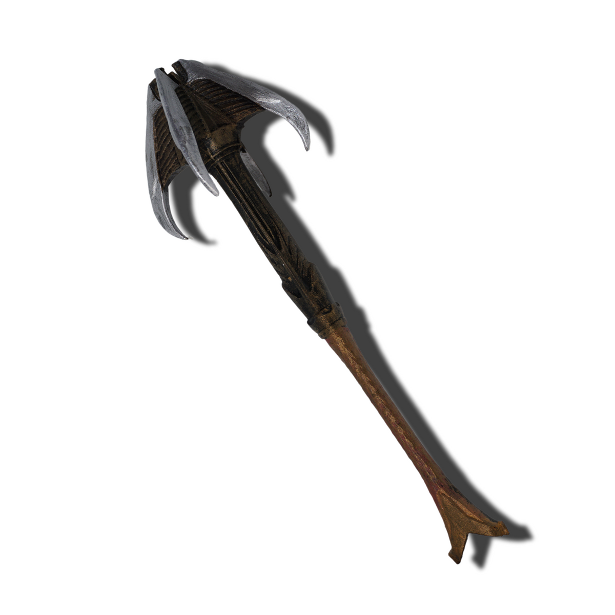 Miniature Elven Mace, ABS Resin Miniature, 1:2 to 1:16 Scale Options