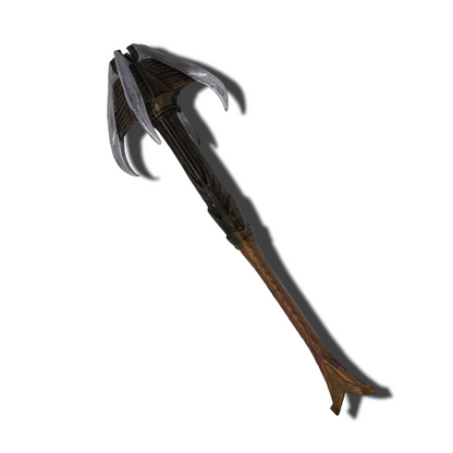 Miniature Elven Mace, ABS Resin Miniature, 1:2 to 1:16 Scale Options