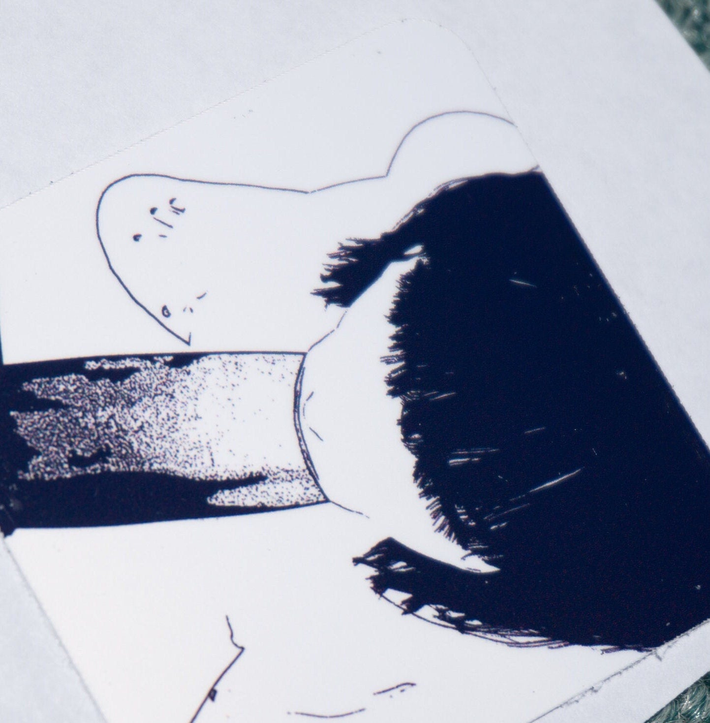 The perspective erotic sticker