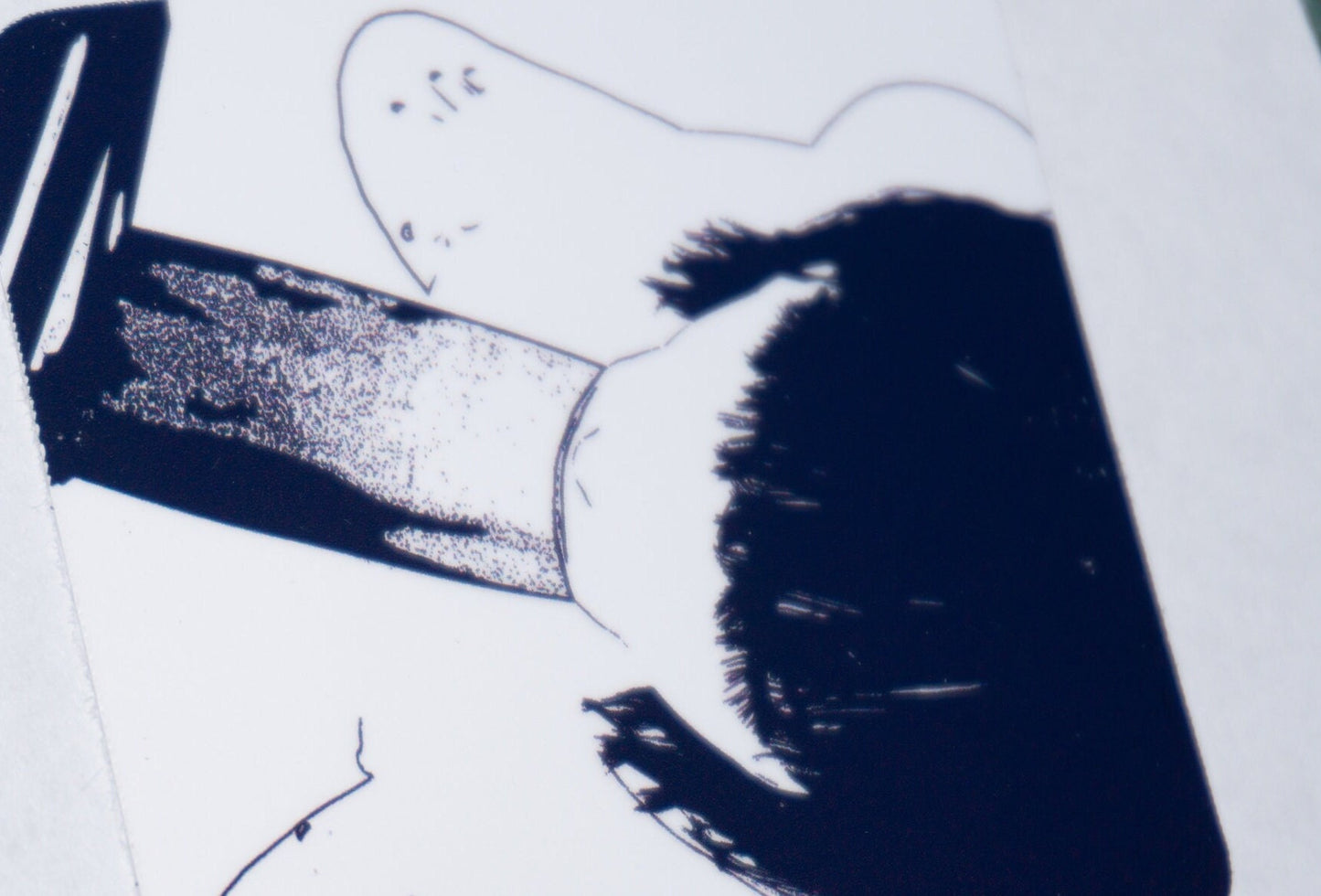 The perspective erotic sticker