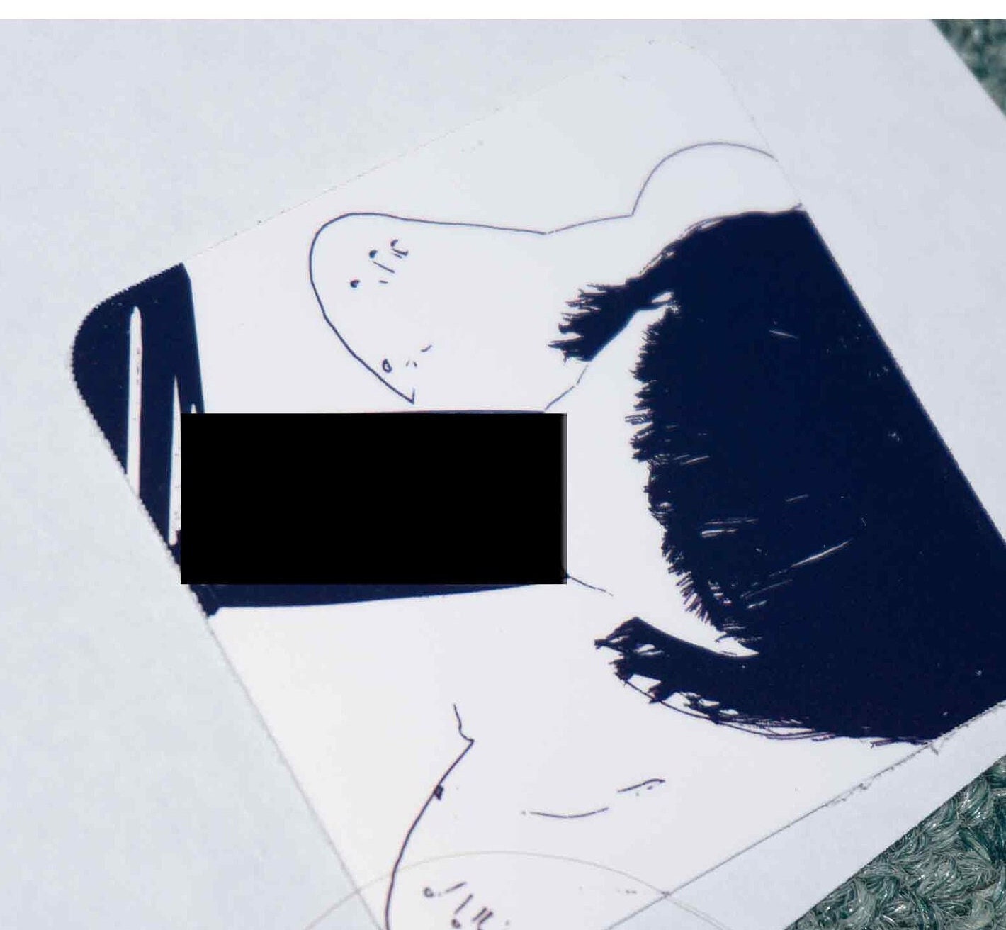 The perspective erotic sticker