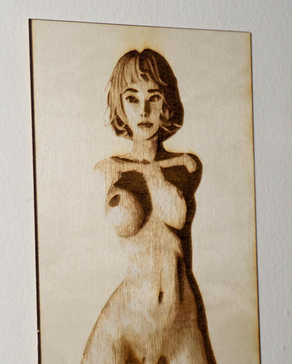 The invitation | Wooden Art Piece | Wood | Art | Trans | Trans Art | Gay Art | LGBTQ Art | BI | Androgynous