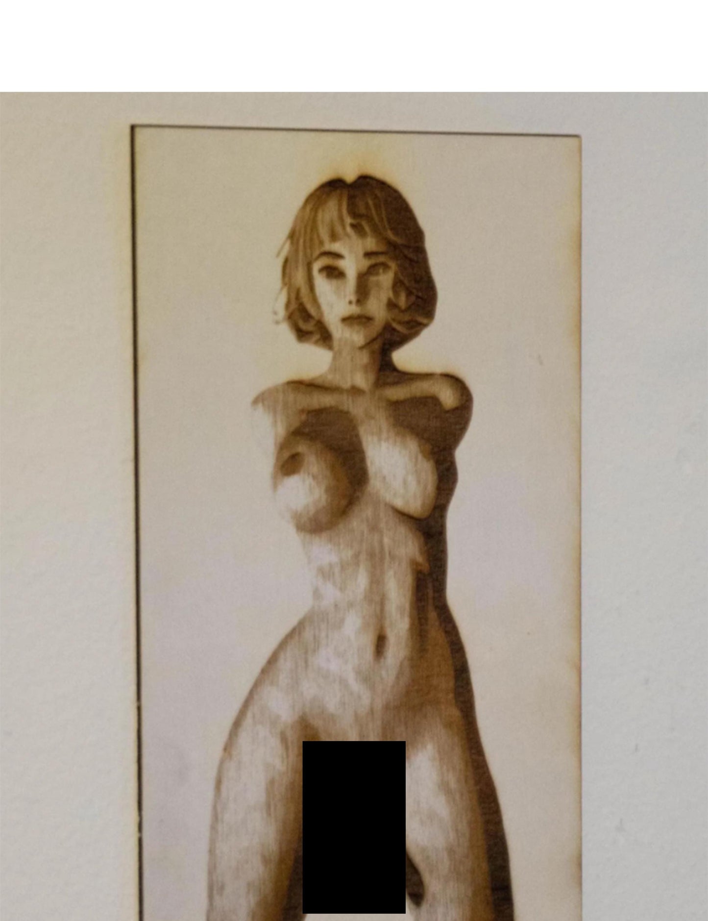 The invitation | Wooden Art Piece | Wood | Art | Trans | Trans Art | Gay Art | LGBTQ Art | BI | Androgynous