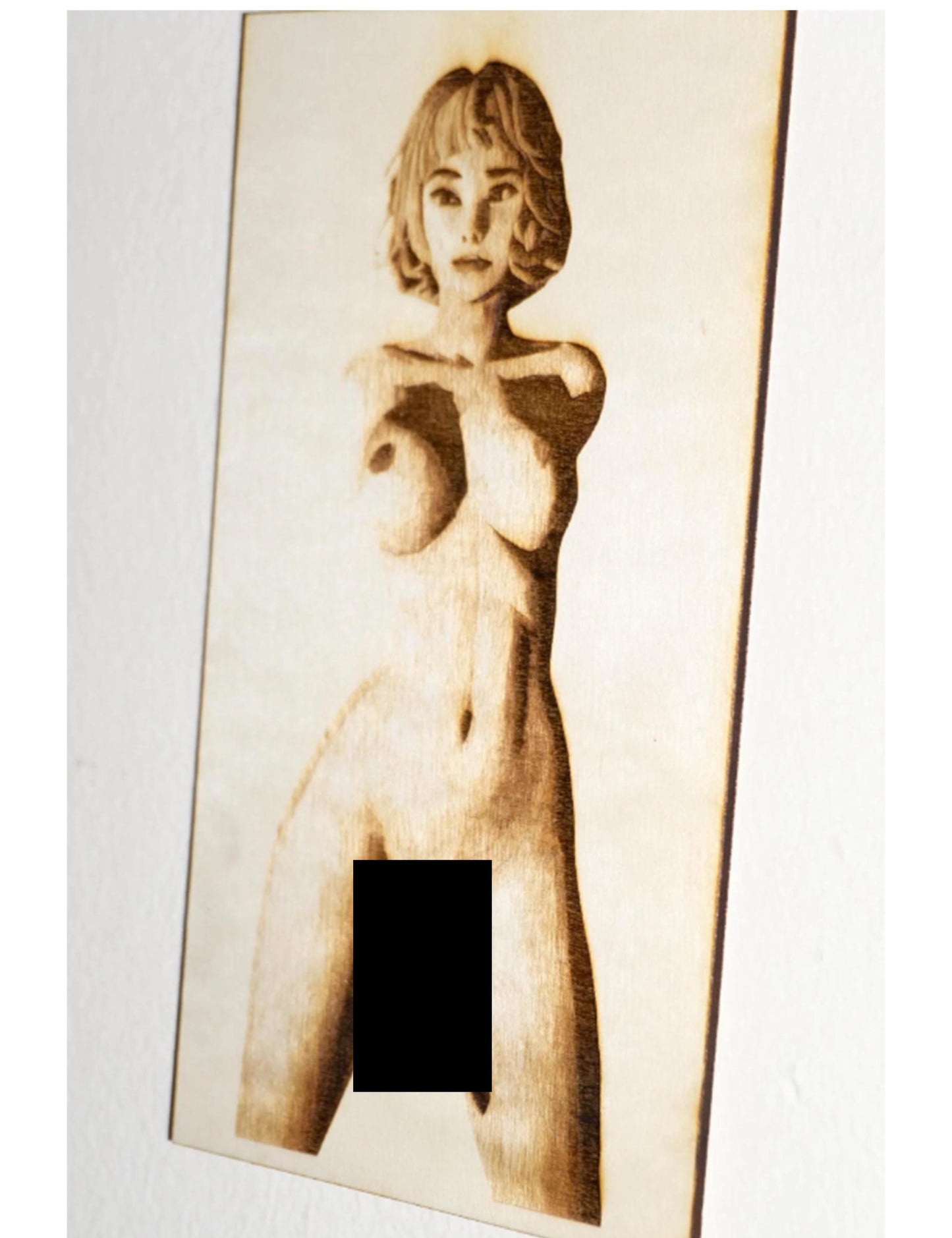 The invitation | Wooden Art Piece | Wood | Art | Trans | Trans Art | Gay Art | LGBTQ Art | BI | Androgynous