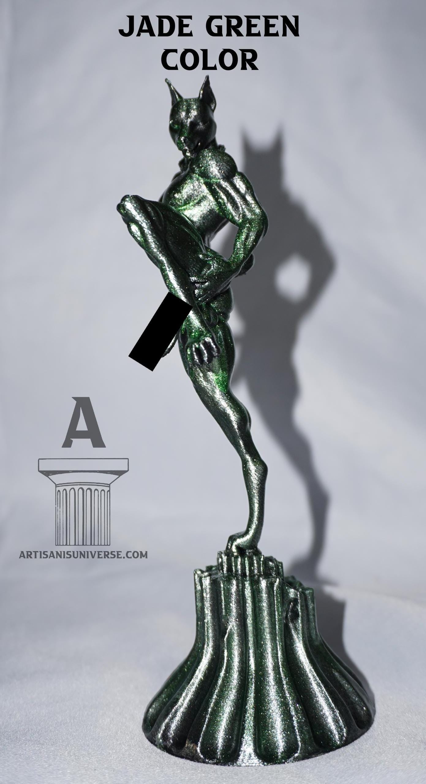 Elegance in Motion NSFW | Furry Sculpture | - Sculpture and Tabletop Decoration Statue | Fursona | Furry Art | Fantasy Art | doberman |