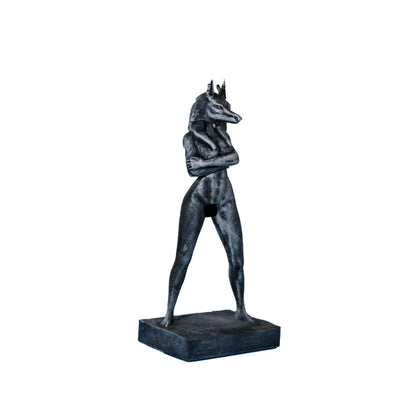 Daughter of the Duat – Anubis-Headed Muse Statue