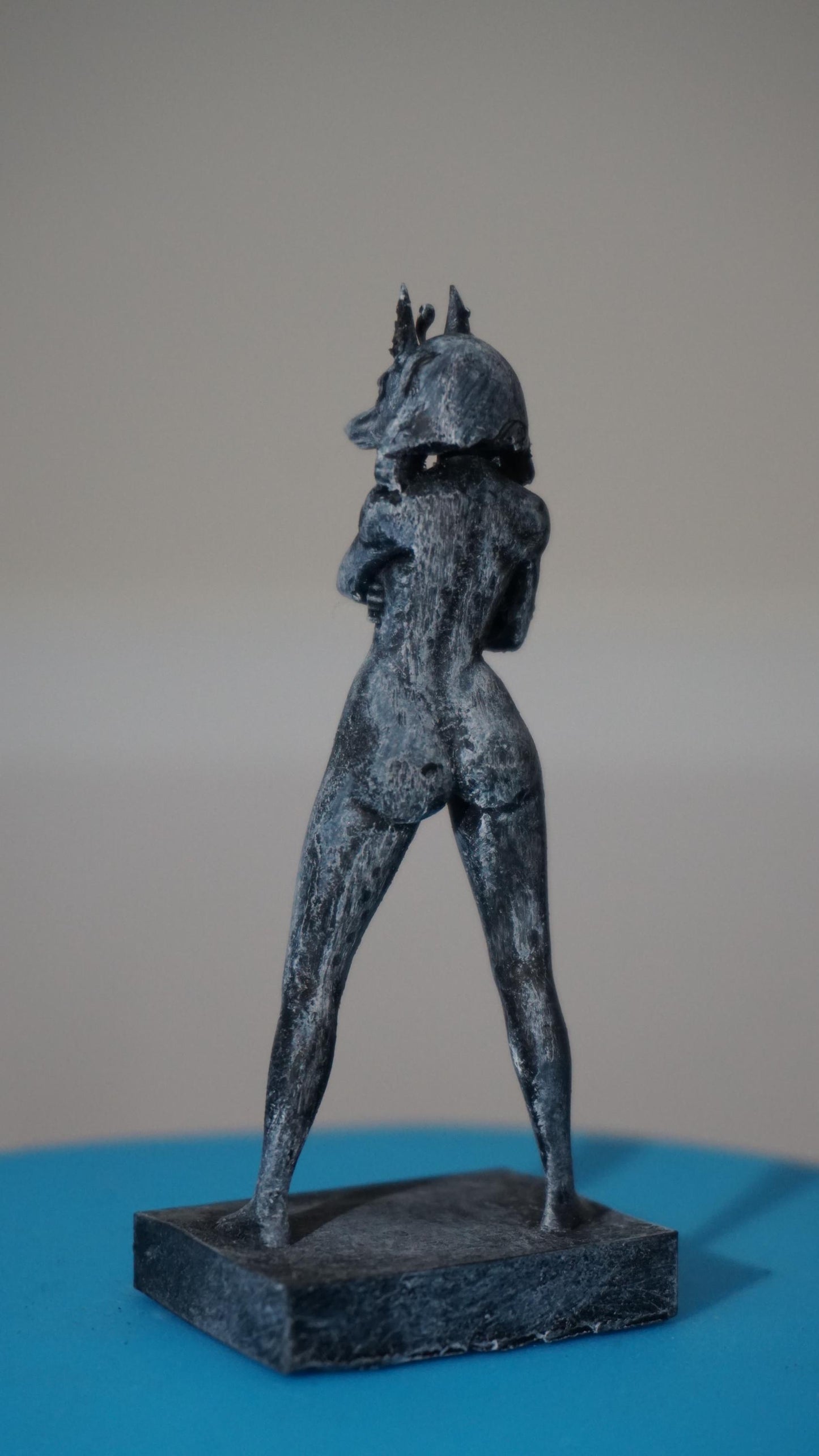Daughter of the Duat – Anubis-Headed Muse Statue