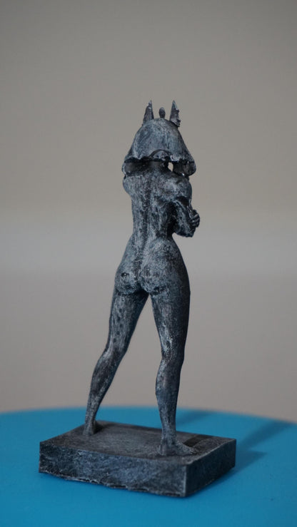 Daughter of the Duat – Anubis-Headed Muse Statue