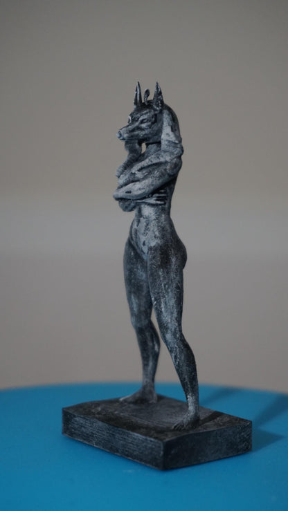 Daughter of the Duat – Anubis-Headed Muse Statue