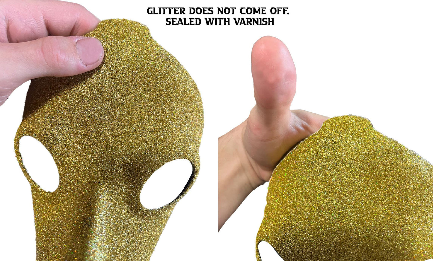 Festive Glitter Plague Mask