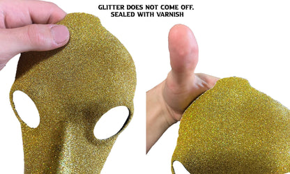 Festive Glitter Plague Mask