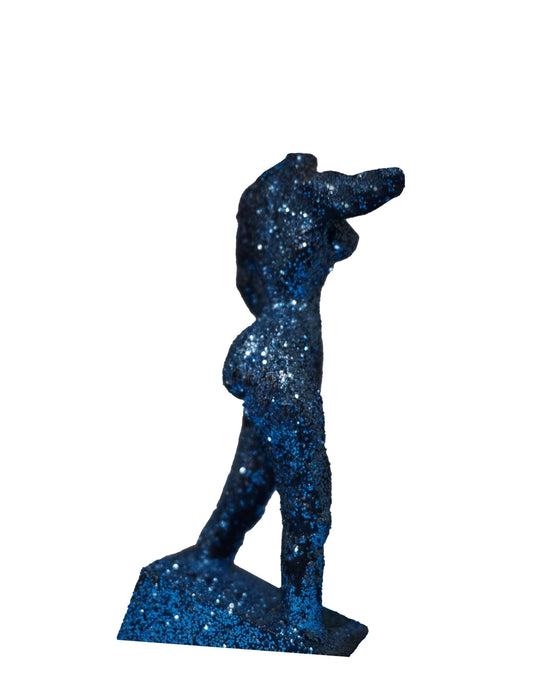 Glitter Woman Statue, Glimmer Sparkle Home Décor, Custom Height Options