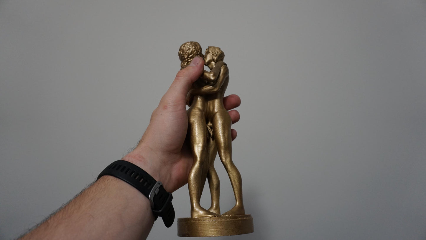 The Kiss , Gay Art Sculpture