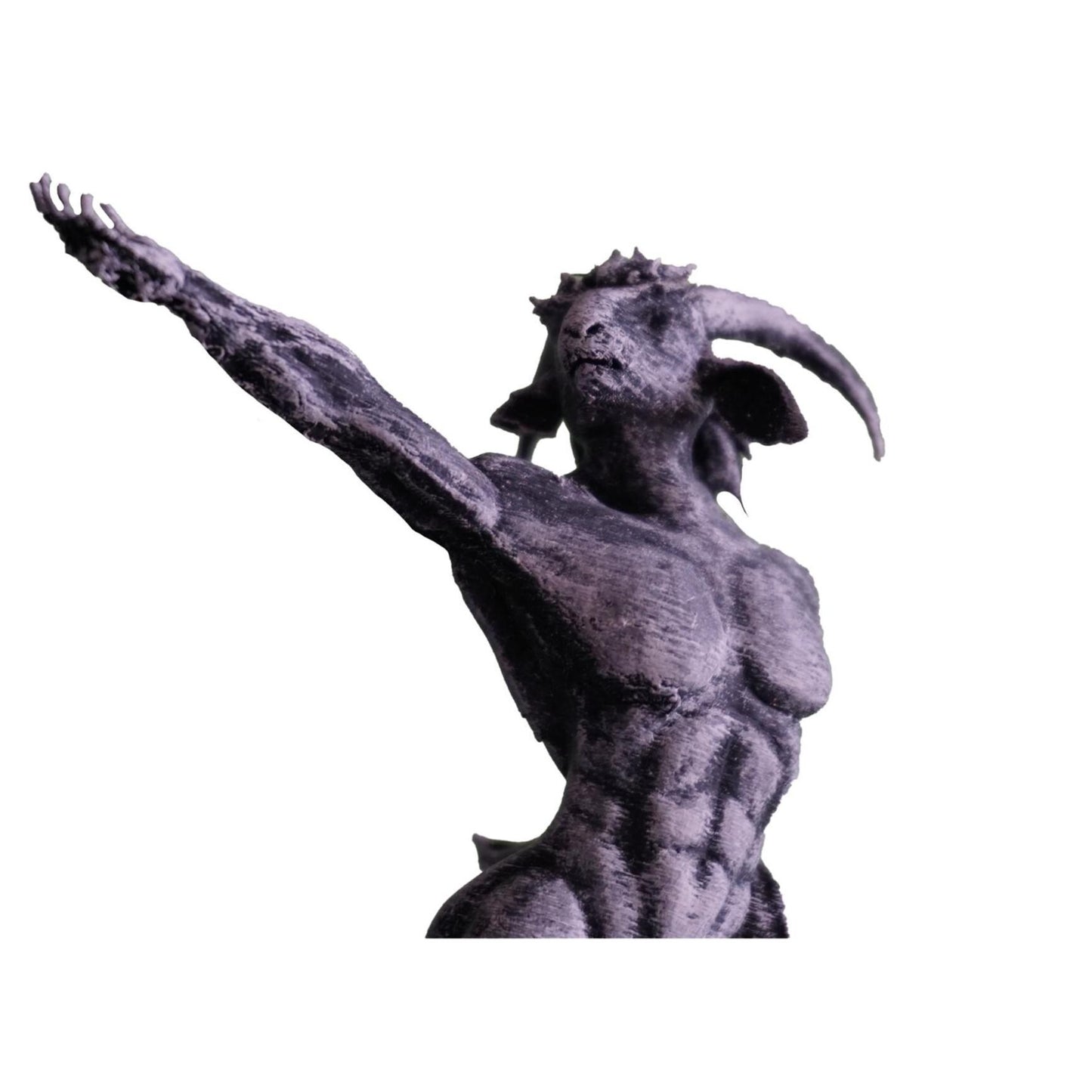 Reach – Goat Man Figurine Art