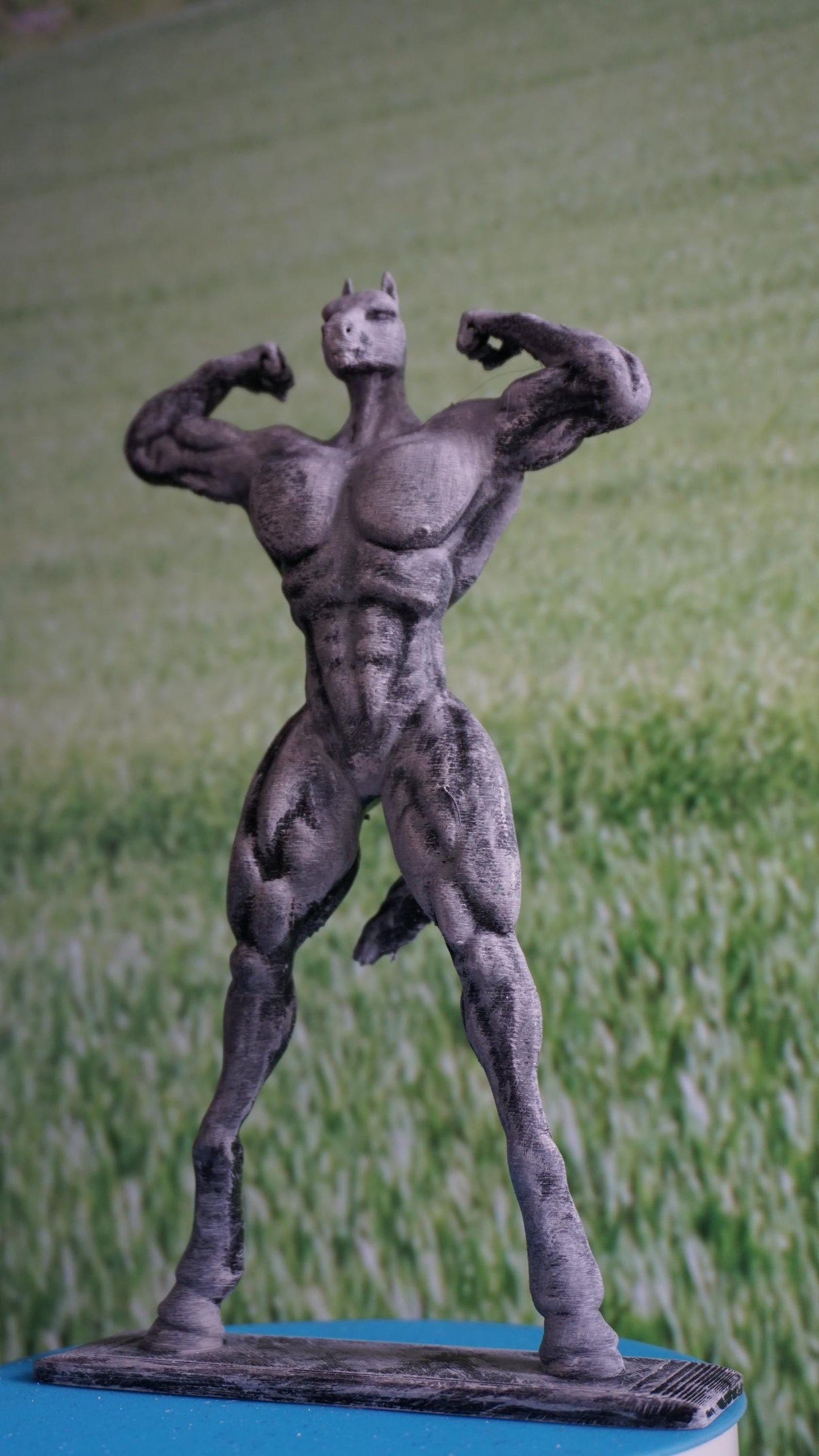 Champion – Horse Man Statue