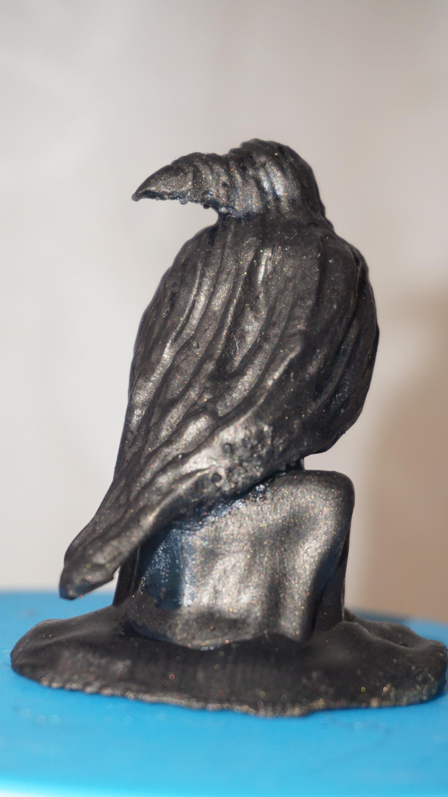 In Flames Crow Handmade Dark Crow Figurine – Inspired by Metal Album Art Sounds of the playground fading