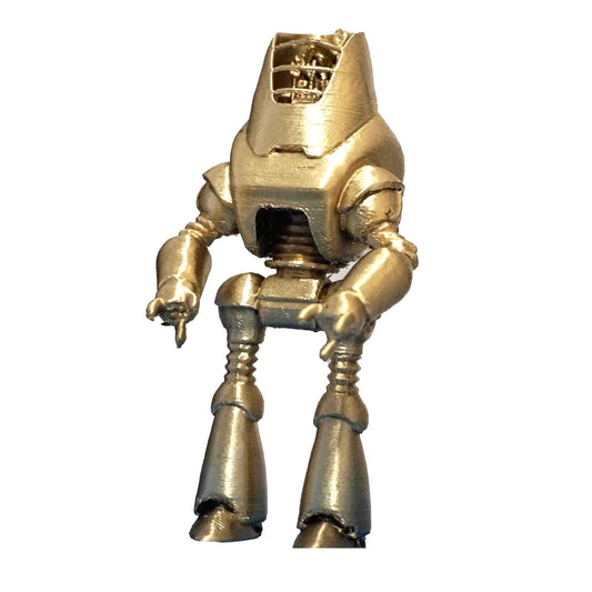 Protectron Handmade Dark sci fi Robot Figurine