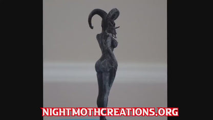 As above so below – Eclipse of Self – Goat Skull Siren | Sculpture