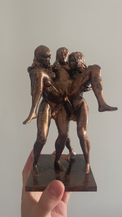 Triples Erotic sculpture and figurine