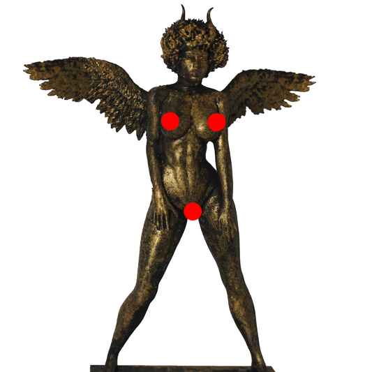 Demon Angel Muse Statue
